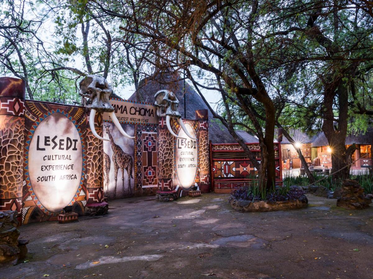 Aha Lesedi African Lodge & Cultural Village Broederstroom Exteriér fotografie